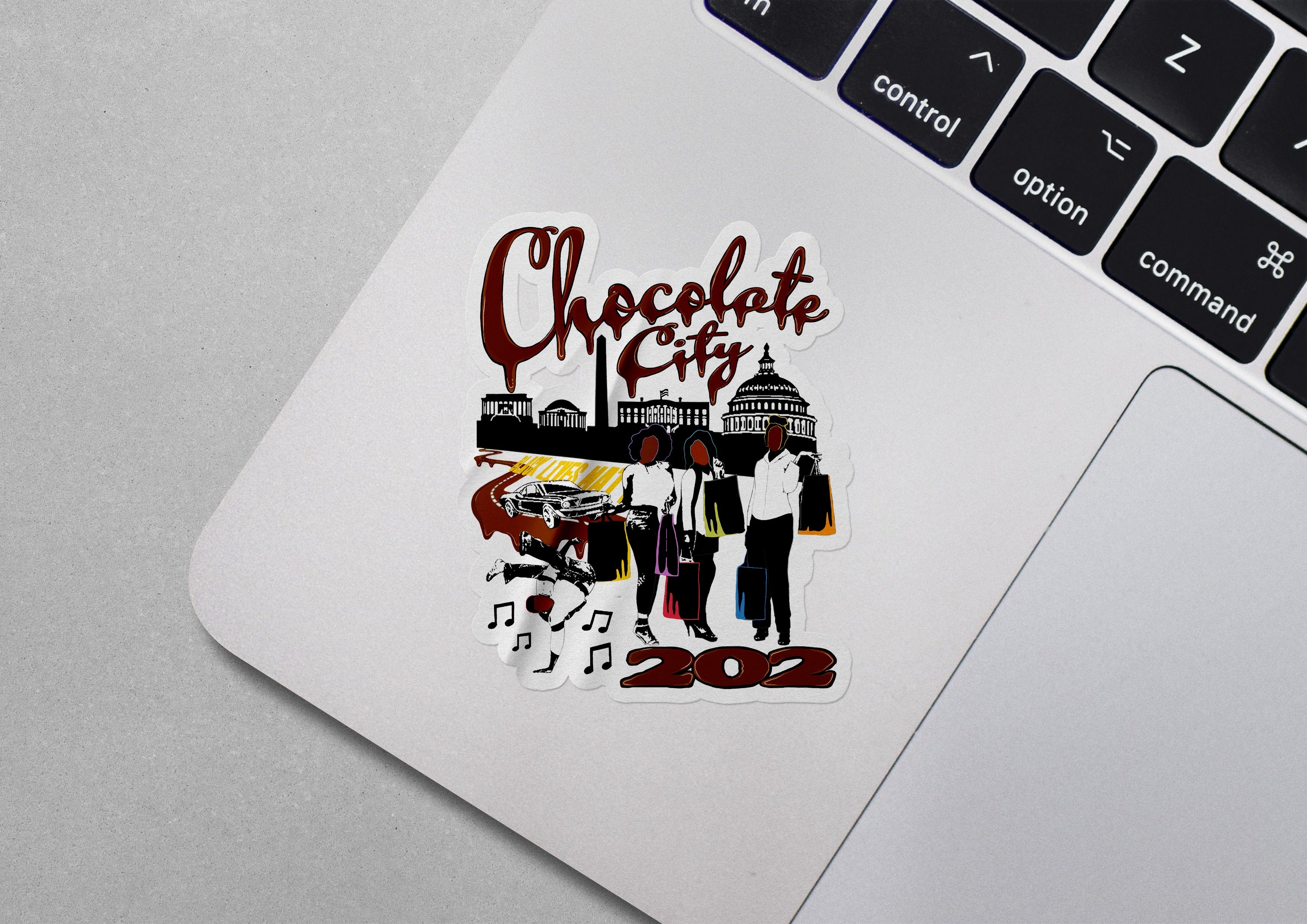 DC Chocolate City Sticker